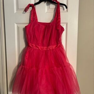 Vibrant Pink Tulle Dress